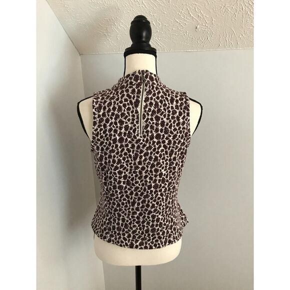 Anthropologie Akemi + Kin Sleeveless Leopard Top - Size Small - Picture 4 of 9
